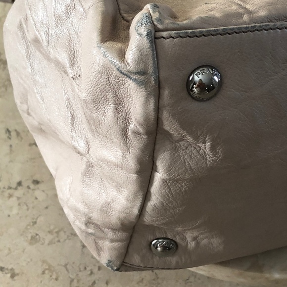 PRADA Nappa Antique Leather Double Zip Convertible Tote Bag - Picture 13 of 17